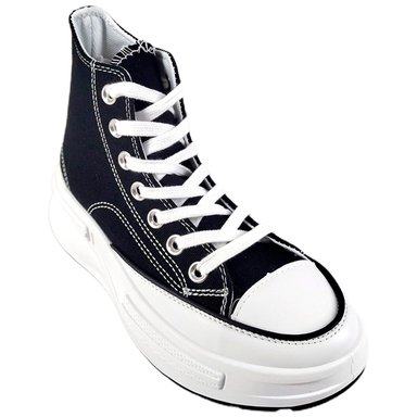 ZAPATILLA URBANA CAÑA ALTA DE MUJER CON PLATAFORMA J25 NEGRO - 2