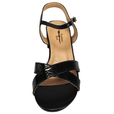 SANDALIA MUJER TACO BAJO J7 YASSNE NEGRO - 4