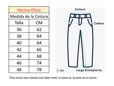 JEANS MUJER MEGABAZAR AZUL PITILLO TIRO ALTO 97 YASSNE - 5