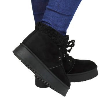 PANTUBOTAS CORDONES CHIPORRO MUJER 17 YASSNE NEGRO - 3