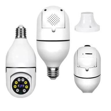 CÁMARA DE SEGURIDAD WIFI VISION NOCTURNA 360 HD SOQUETE - 3