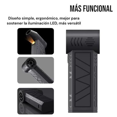 SOPLADOR TURBO JET INALÁMBRICO PARA BARBERIA - PELUQUERIA Y TODO USO - 4