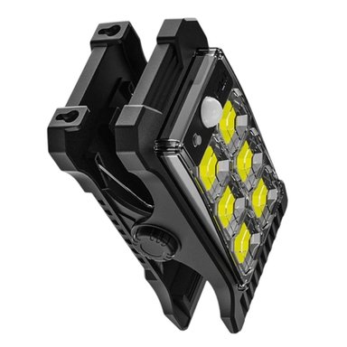 FOCO SOLAR LED CON PINZAS EXTERIOR PORTÁTIL RECARGABLE - 1