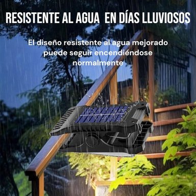 FOCO SOLAR LED CON PINZAS EXTERIOR PORTÁTIL RECARGABLE - 3