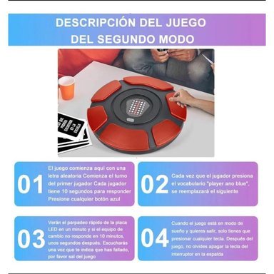 JUEGO DE MESA ¡BASTA! ELECTRÓNICO 2,0 PIENSA RÁPIDO FAMILIAR ESPAÑOL - 6