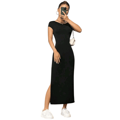 VESTIDO AJUSTADO CON ABERTURA EN LA ESPALDA IDEAL PARA PRIMAVERA VERANO V036 - 2