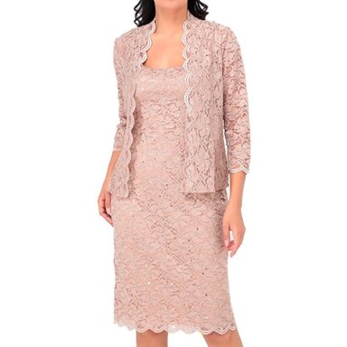 VESTIDO AJUSTADO MUJER KADRIHEL BURDEO MAS TAPADO IDEAL PARA FIESTA GALA COCTEL BODA AJ007 - 1