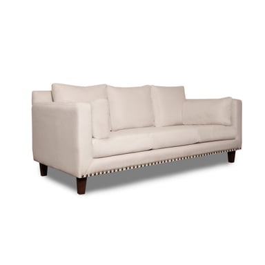 SOFA 3 CUERPOS RIBE BEIGE TELA – CONFORT Y ESTILO PARA TU HOGAR - 2