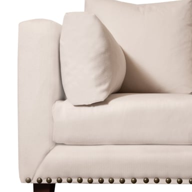 SOFA 3 CUERPOS RIBE BEIGE TELA – CONFORT Y ESTILO PARA TU HOGAR - 4