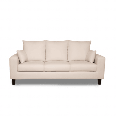 SOFA 3 CUERPOS RAMIS BEIGE TELA – CONFORT Y ESTILO PARA TU HOGAR - 2