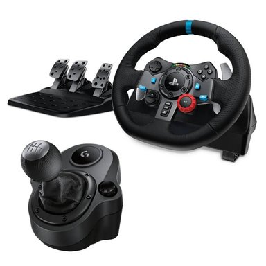 VOLANTE LOGITECH G29,PEDALERA Y PALANCA DE CAMBIOS PS4/5/PC - 1
