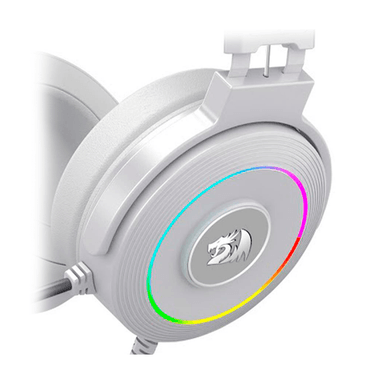 AUDIFONOS GAMER REDRAGON LAMIA 2 H320 7.1 RGB USB BLANCOS - 3