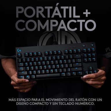 TECLADO GAMER LOGITECH G PRO QWERTY GX BLUE CLICKY INGLE S - 6