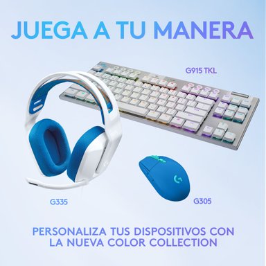 AUDIFONOS GAMER LOGITECH G335 BLANCOS JACK 3.5MM - 5