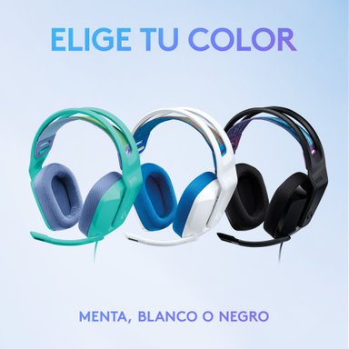 AUDIFONOS GAMER LOGITECH G335 BLANCOS JACK 3.5MM - 6