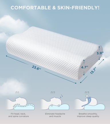 ALMOHADA AJUSTABLE APOYO CUELLO ALIVIO ORTOPEDICO RONDON - 7