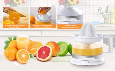 EXPRIMIDOR LIMÓN ELÉCTRICO CONOS PULPA COCINA CÍTRICO RONDON - 1