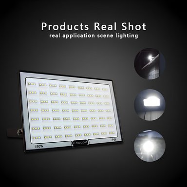 REFLECTOR LED EXTERIOR 100W HOGAR JARDIN ALUMBRADO LAU - 6