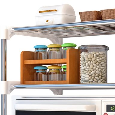 ESTANTE COCINA MICROONDAS ORGANIZADOR AJUSTABLE MULTIUSO JER - 7