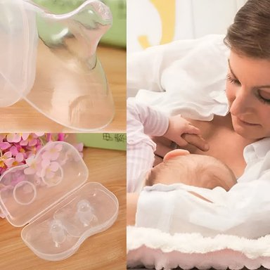 SET OOPSI 8 PROTECTORES PEZÓN SILICONA MAMÁS LACTANTES BEBÉ LAU MULTICOLOR - 3