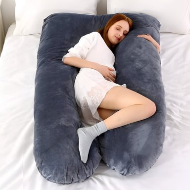 COJÍN ALMOHADA MATERNAL U FUNDA EXTRA SUAVE MULTIUSOS JHN MULTICOLOR - 6