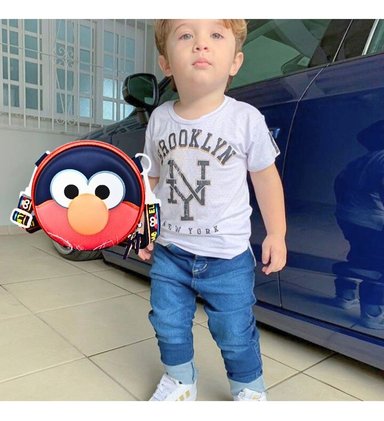 BILLETERA INFANTIL ELMO MODERNO SINTÉTICO PRACTICO NIÑA LAU - 6