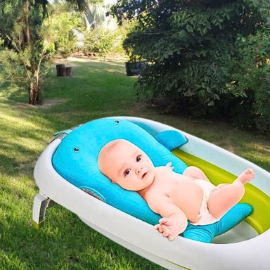 ALMOHADA COJIN APOYO TINA BAÑO DISEÑO BALLENA BEBES LAU - 4