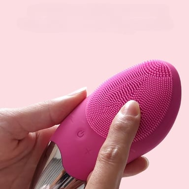 MASAJEADOR FACIAL CEPILLO LIMPIEZA EXFOLIANTE RECARGABLE LAU - 2