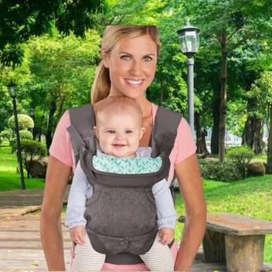 PORTABEBE MULTI-POSICION ERGONOMICO INFANTIL BEBE COMODO LAU - 3