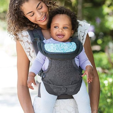 PORTABEBE MULTI-POSICION ERGONOMICO INFANTIL BEBE COMODO LAU - 9
