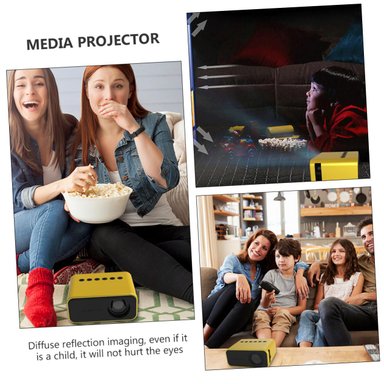 PROYECTOR QVGA (320 X 240) CASA MINI PORTATIL VIDEO REPRODUCTOR MEDIOS RONDON - 4