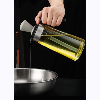 ACEITERA DISPENSADOR ANTIGOTEO BROCHA SILICONA COCINA RONDON - 5