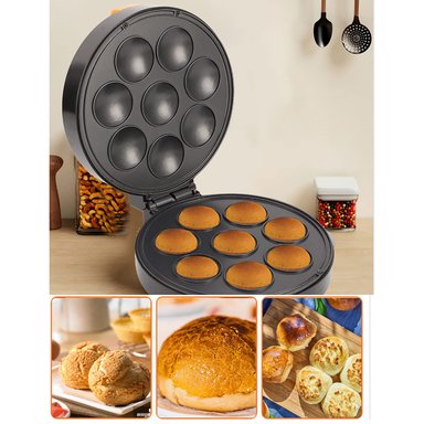 NUEVA MÁQUINA DONAS PAN PEQUEÑA DESAYUNO PORTÁTIL RONDON - 5