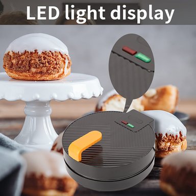 NUEVA MÁQUINA DONAS PAN PEQUEÑA DESAYUNO PORTÁTIL RONDON - 8