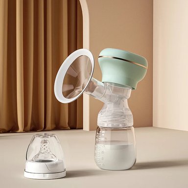 EXTRACTOR LECHE MODERN BABY MULTICOLOR MANUAL SILICONA PORTÁTIL MANOS LIBRES RONDON - 1