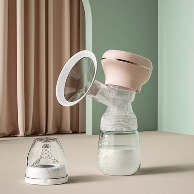 EXTRACTOR LECHE MODERN BABY MULTICOLOR MANUAL SILICONA PORTÁTIL MANOS LIBRES RONDON - 2