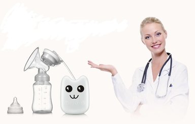 EXTRACTOR LECHE MODERN BABY MULTICOLOR ELÉCTRICO MATERNO RECOLECTOR LECHE RONDON - 9
