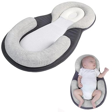 ALMOHADA MODERN BABY LACTANCIA PORTÁTIL BEBÉ CUNA NIDO IDEAL BEBÉRONDON ALGODÓN MULTICOLOR - 4