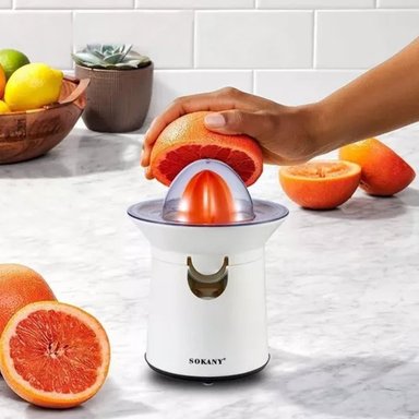 EXPRIMIDOR ELECTRICO JUGO NARANJAS LIMONES SACA JUGO RONDON - 4