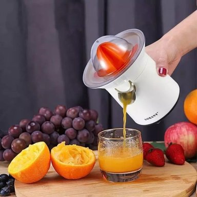 EXPRIMIDOR ELECTRICO JUGO NARANJAS LIMONES SACA JUGO RONDON - 7