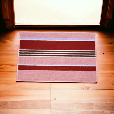 SET 3 ALFOMBRA CONTEMPORÁNEA MODERNA PISO ANTIDESLIZANTE ALGODON JHN 60 X 40 CM - 9