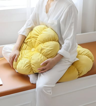 COJÍN REDONDO ALMOHADA CALABAZA DECORACIÓN HOGAR JHN - 4