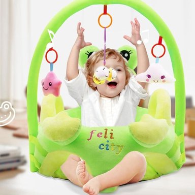 SILLA DE APOYO APRENDIZAJE FELPA SUAVE ERGONOMICO BEBES LAU - 3