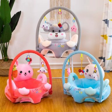 SILLA DE APOYO APRENDIZAJE FELPA SUAVE ERGONOMICO BEBES LAU - 8