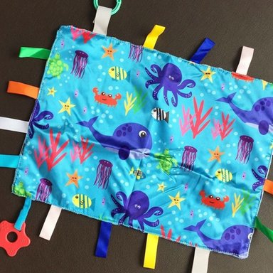 TUTO DE APEGO SENSORIAL MANTA FELPA SUAVE PARA BEBE LAU - 3