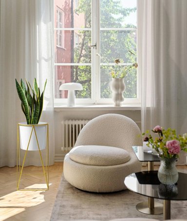 PORTA MACETAS PIE HOGAR ELEGANTE NORDICO SOPORTE JHN - 9