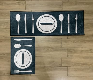 ALFOMBRA 115PLUS NATURAL COCINA ANTIDESLIZANTE HOGAR PUERTA ENTRADA RONDON - 7