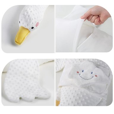 ALMOHADA MODERN BABY BEBÉ RECIÉN NACIDO GANSO CALMANTE SUAVE RONDON ALGODÓN MULTICOLOR - 5