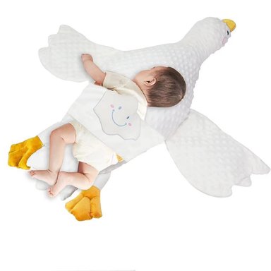 ALMOHADA MODERN BABY BEBÉ RECIÉN NACIDO GANSO CALMANTE SUAVE RONDON ALGODÓN MULTICOLOR - 8
