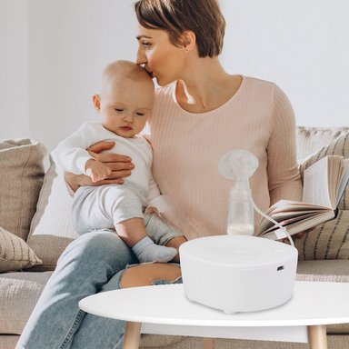 EXTRACTOR LECHE CUTX BLANCO 9 MODOS BIBERON PORTATIL MAMA BEBE LAU - 7